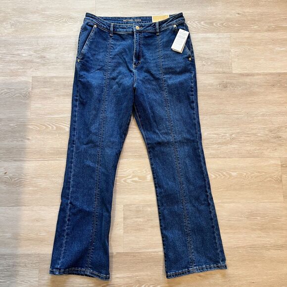 Michael Kors High-Rise Selma Bootcut-Size 14 - Picture 1 of 12